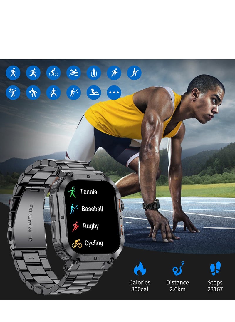 Smart Watch for Men Bluetooth Calling 1.96