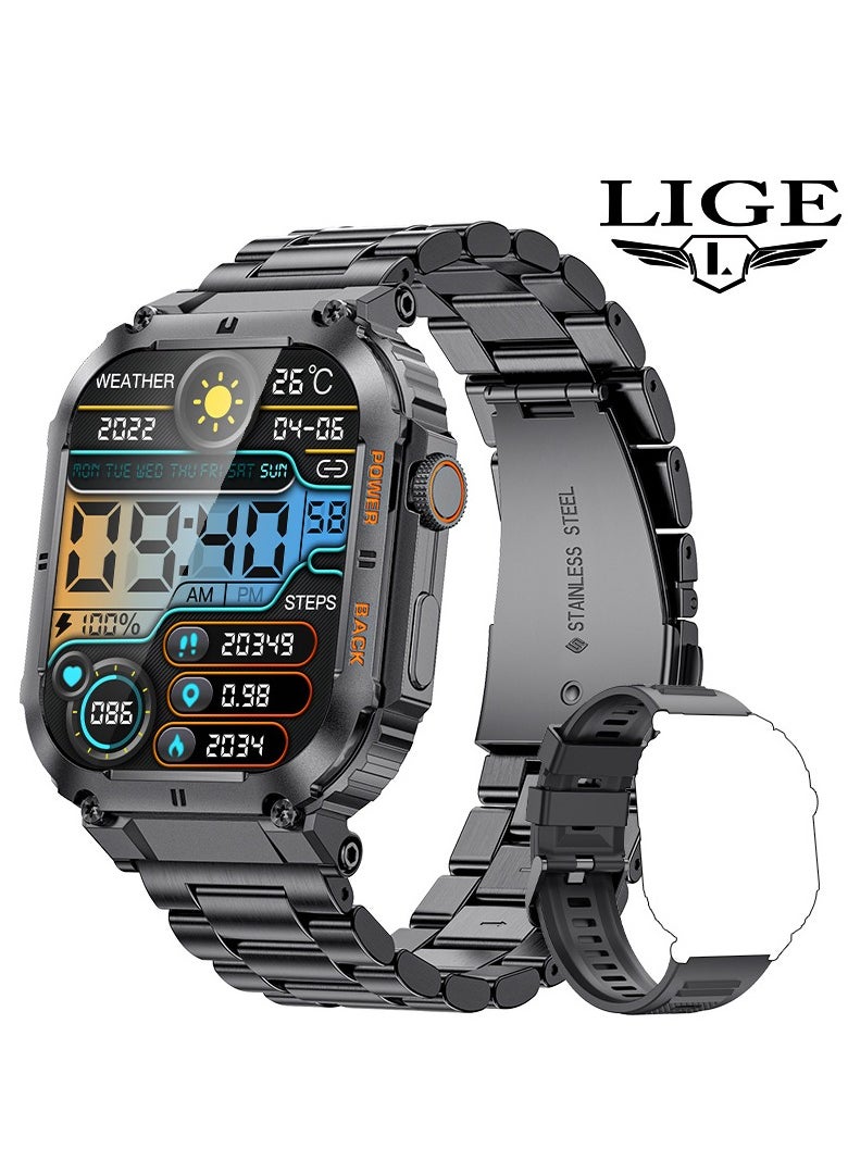 Smart Watch for Men Bluetooth Calling 1.96