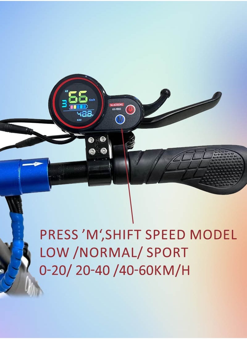 V10 Fast Speed E-Scooter 1200W Motor 48v/12ah,10