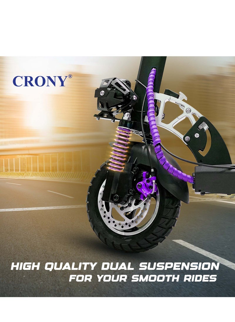 V10  Pro Fast Speed Electric Scooter 1200W Motor 36V Battery Triple Led Headlamps,10
