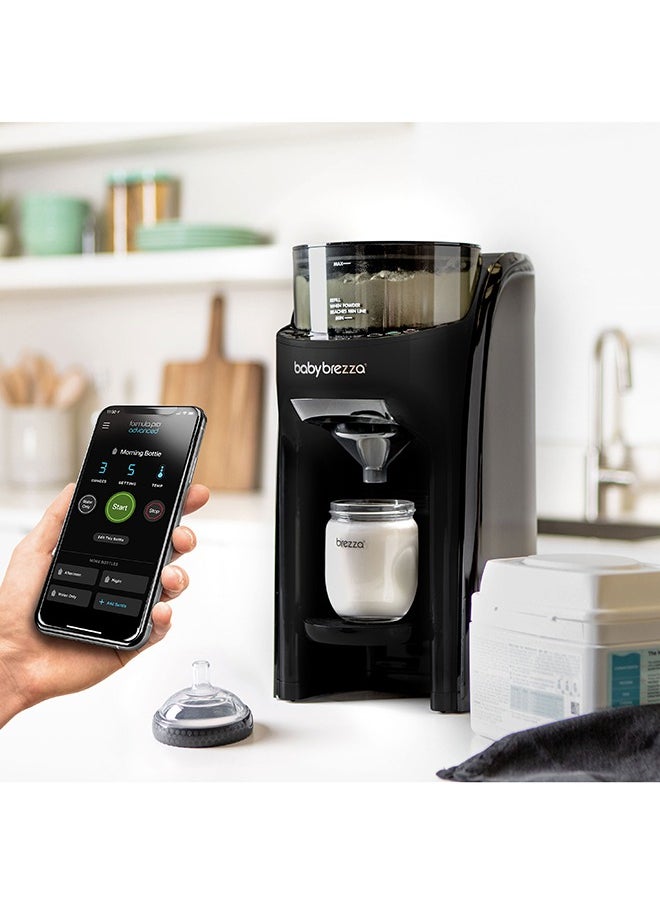 Formula Pro Advanced WiFi Formula Dispenser - Automatically Mix a Warm Formula Bottle From Your Phone Instantly – Easily Make Bottle With Automatic Powder Blending Machine, Black