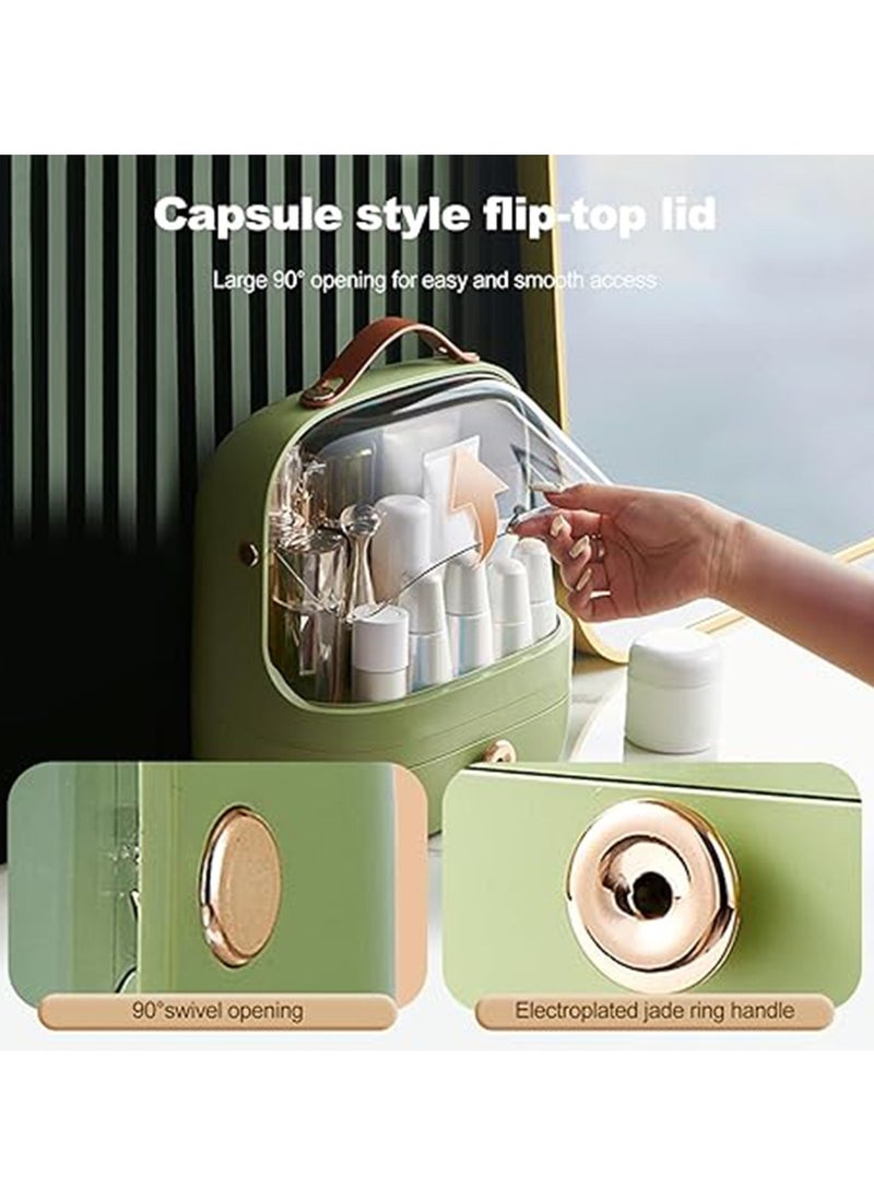 5 in 1 makeup organizer Box,skincare organizers ​with drawer，Waterproof, dustproof, make up organizers and storage drawers，Suitable for bathroom countertop, bedroom dresser