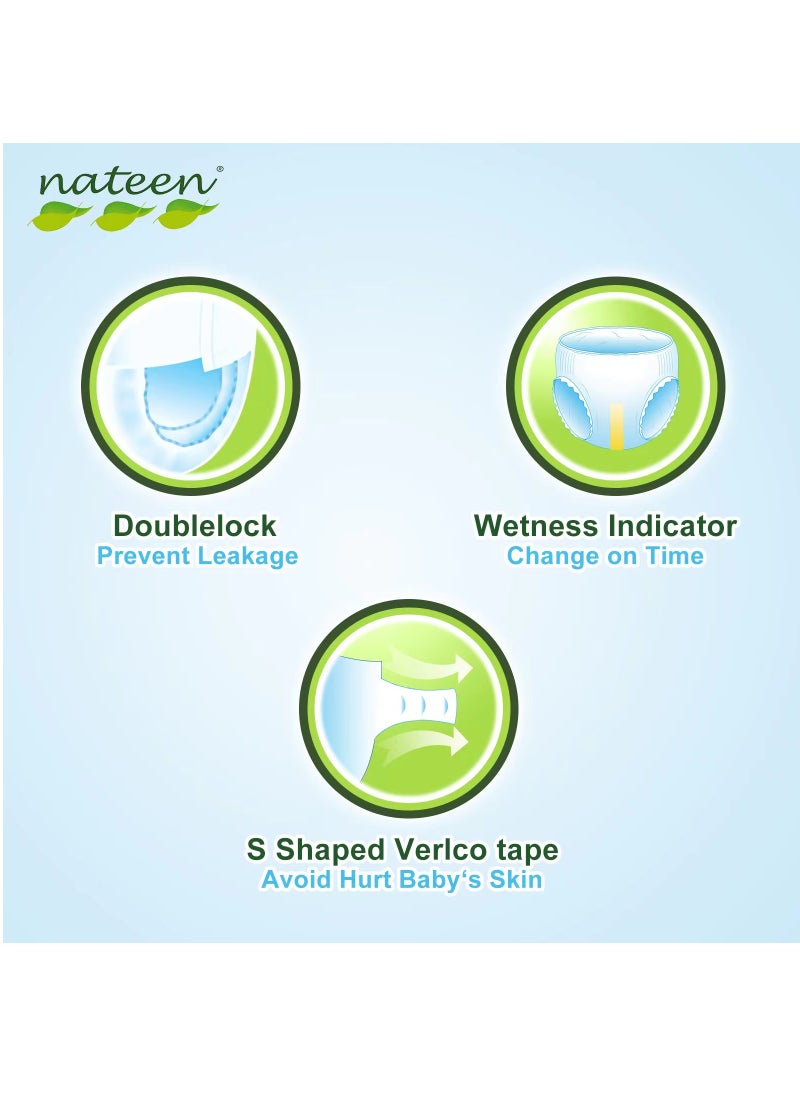 Premium Care Baby Diapers, Size 4 (7-18kg), 128 Count Diapers, Large, Super Absorbent,Breathable Baby Diapers