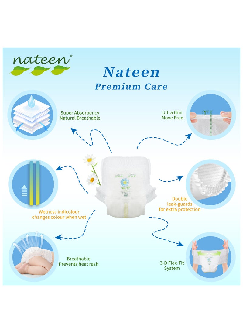 Premium Care Baby Pants Diapers, Size 6(15+kg), XXL Baby Pull Ups, 160 Count Diaper Pants, Super Absorbent, Ultra Thin Baby Diapers Pants