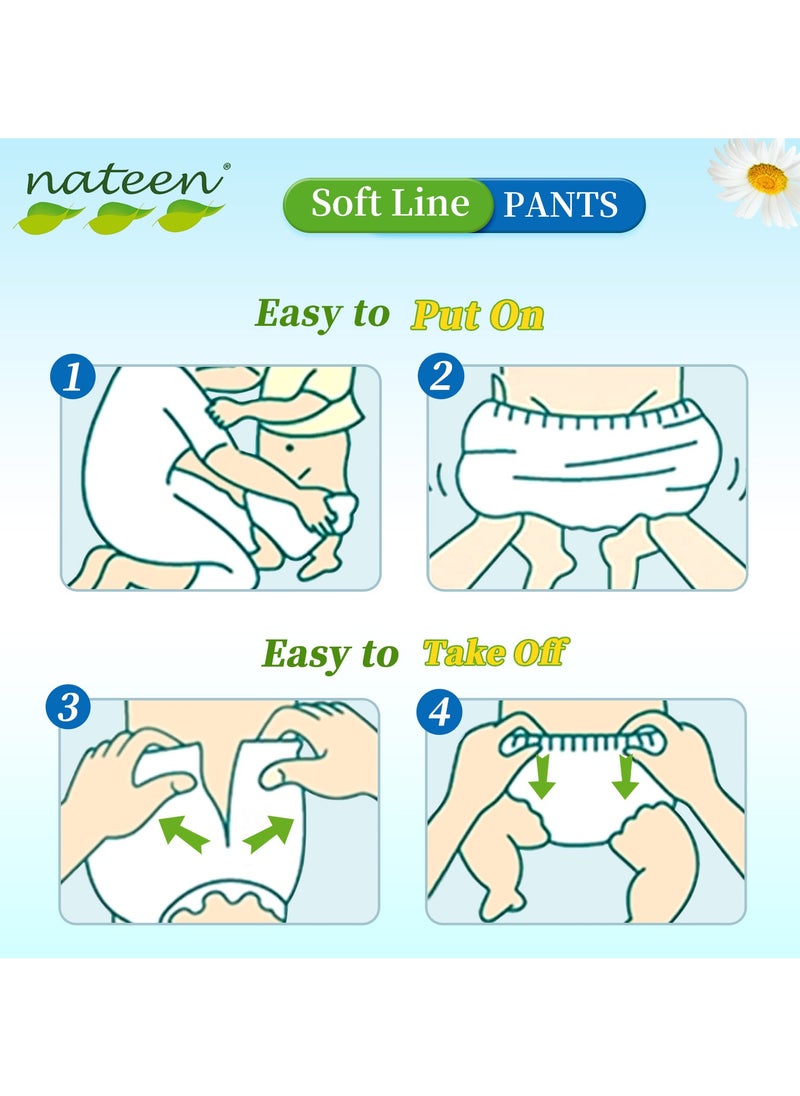 Premium Care Baby Pants Diapers, Size 6(15+kg), XXL Baby Pull Ups, 160 Count Diaper Pants, Super Absorbent, Ultra Thin Baby Diapers Pants
