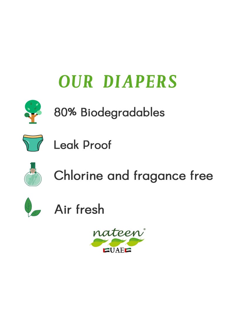 Premium Care Baby Pants Diapers,Size 4(9-14kg),Large Baby Pull Ups,80 Count Diaper Pants,Super Absorbent,Ultra Thin Baby Diapers Pants.