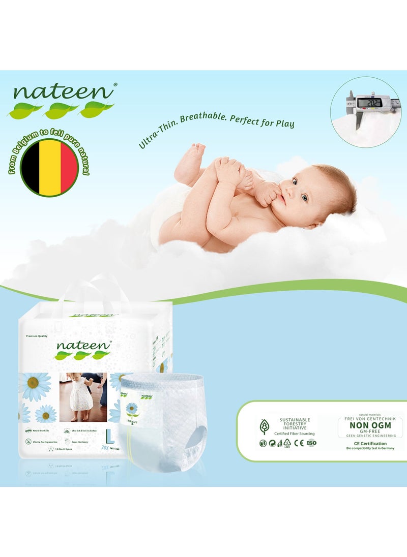 Premium Care Baby Pants Diapers, Size 5(12-17kg), X-Large Baby Pull Ups, 80 Count Diaper Pants, Super Absorbent, Ultra Thin Baby Diapers Pants