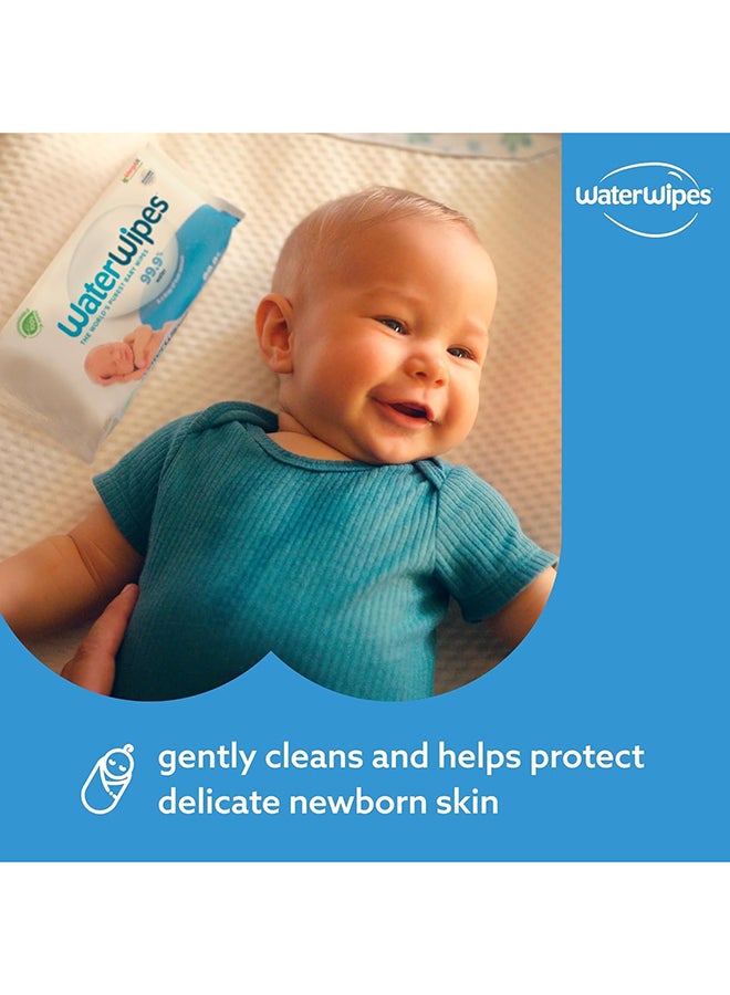 WaterWipes Purest Baby Wipes Sensitive Skin 5 x 60s (300 wipes) Pack Of 5
