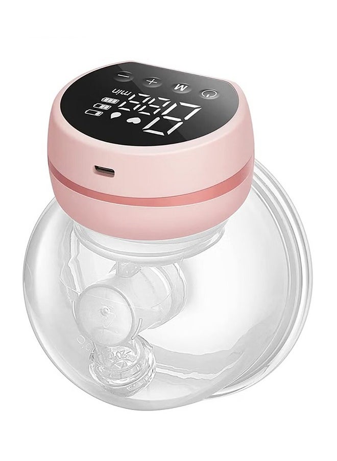 Rechargeable Portable Wearable Electric Breast Pump With Low Noise And Hands-Free With 3 Modes, 9 Levels, Memory Function, Massage Mode