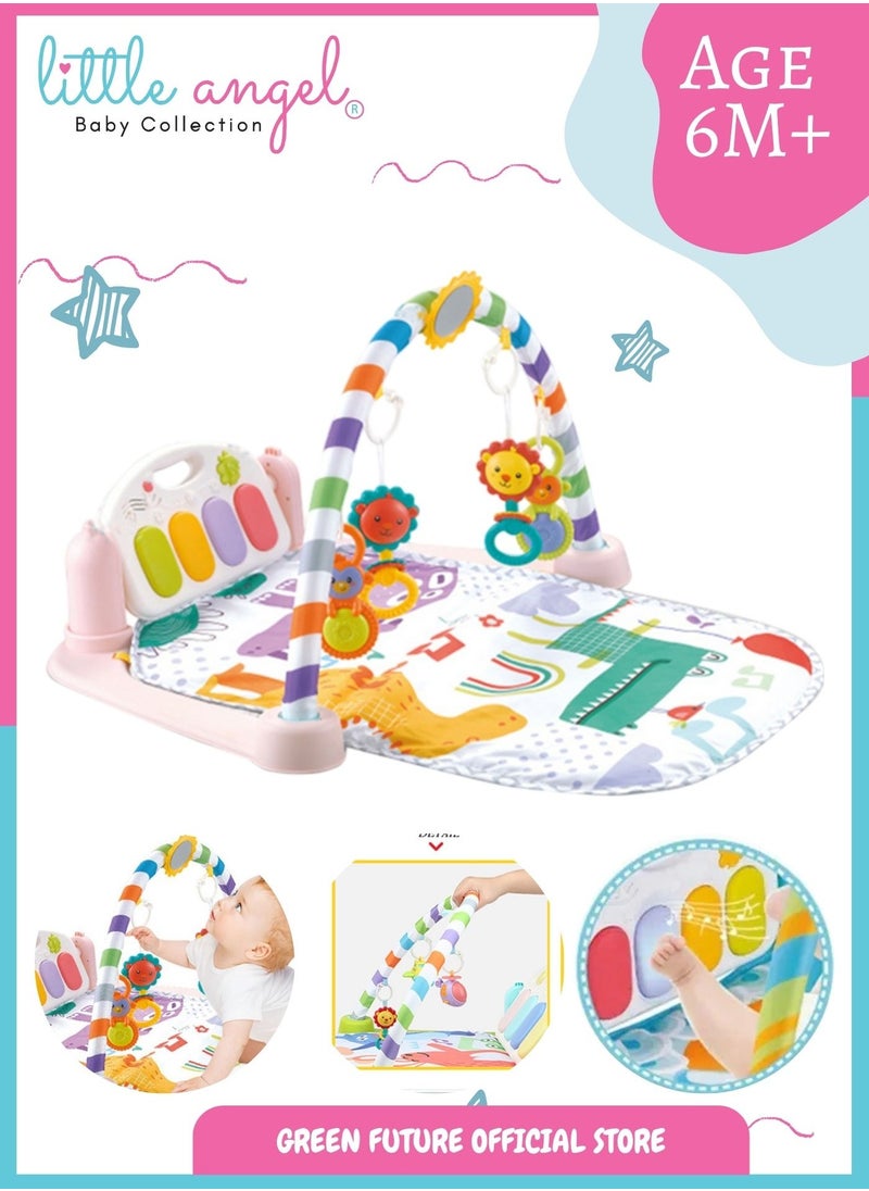 Baby Play Mat Activity Gym With Bluetooth With Musical Features And Hanging Toys