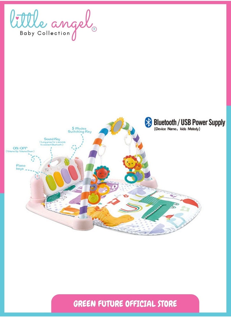 Baby Play Mat Activity Gym With Bluetooth With Musical Features And Hanging Toys