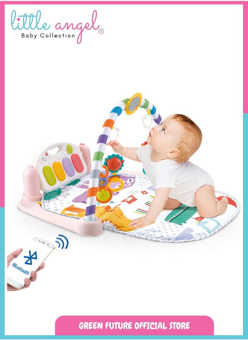 Baby Play Mat Activity Gym With Bluetooth With Musical Features And Hanging Toys