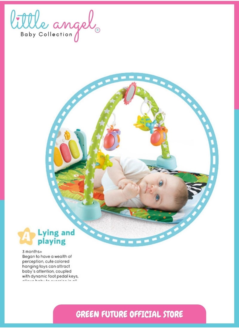 Baby Play Mat Activity Gym With Bluetooth With Musical Features And Hanging Toys