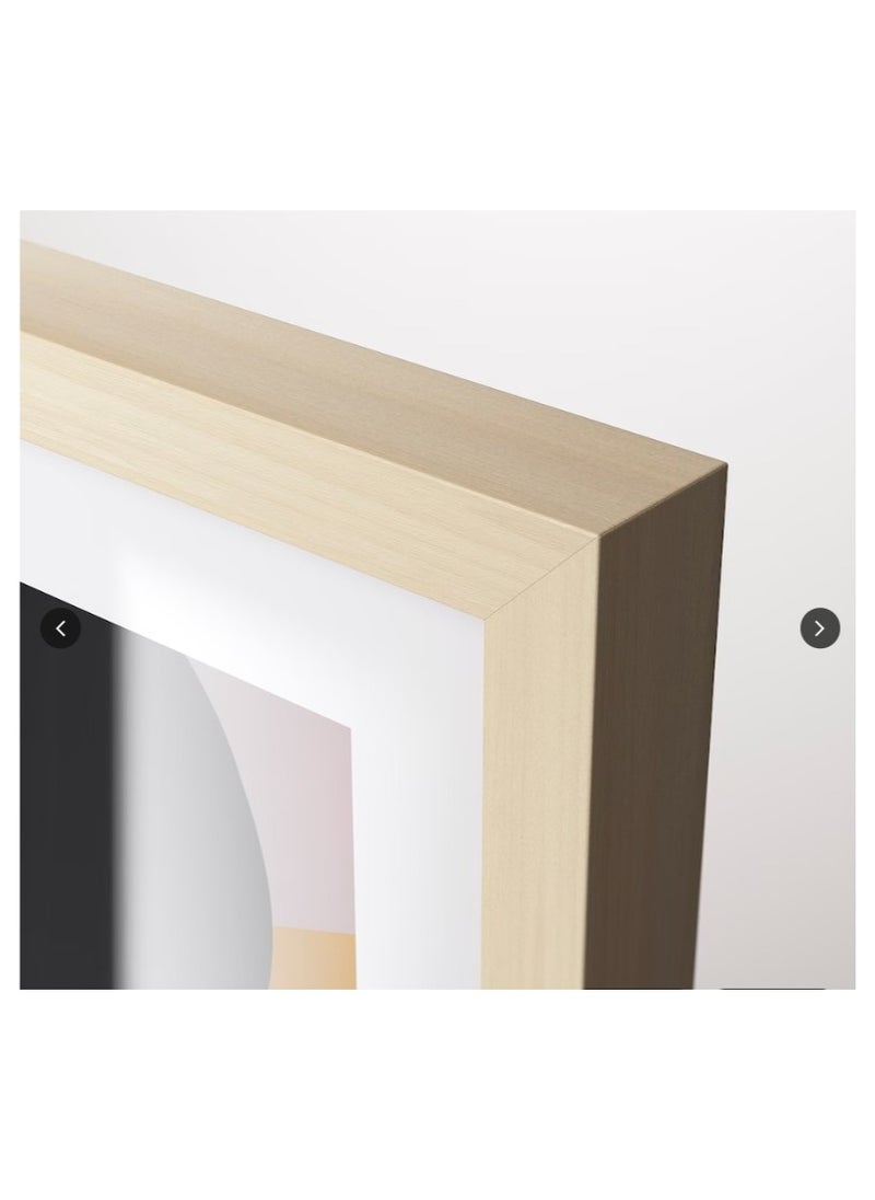 RÖDALM Frame, birch effect, 50x70 cm