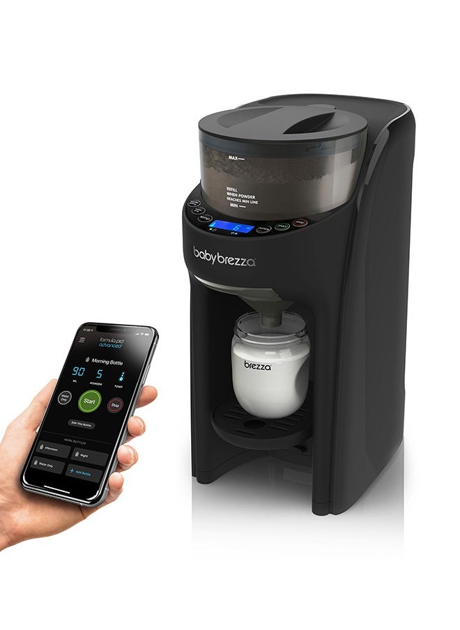 Formula Pro Advanced WiFi Formula Dispenser - Automatically Mix a Warm Formula Bottle From Your Phone Instantly – Easily Make Bottle With Automatic Powder Blending Machine, Black