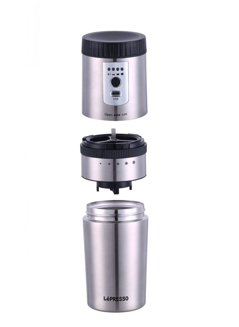 Portable Coffee Machine Mini Grinding and Coffee Maker with Stainless Steel Mug