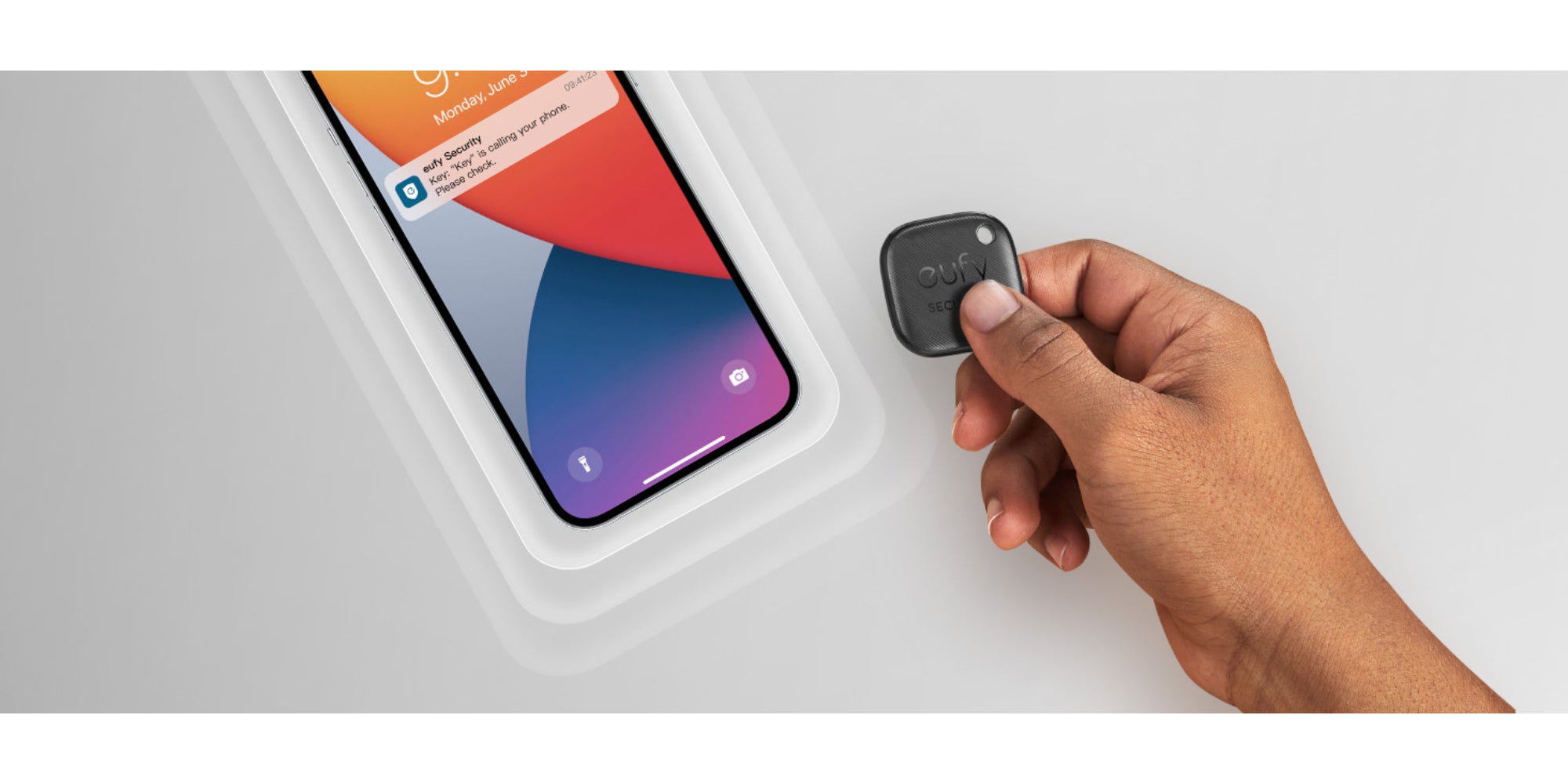 eufy Security SmartTrack Link (Black, 1-Pack), Android not Supported, Works with Apple Find My (iOS only), Key Finder, Bluetooth Tracker for Earbuds and Luggage, Phone Finder, Water Resistant