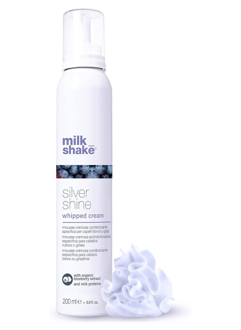Silver Shine Whipped Cream No-Rinse Creamy Conditioning Foam, 6.8 Fl Oz