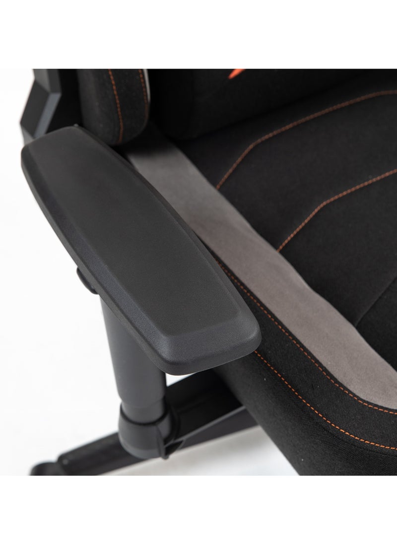 Professional Gaming Chair with Molded Foam Seats and Class 4 Gas Lift and 2D Armrest, Lumbar Pillow, Headrest, Ergonomic Design, Comfortable & Durable Gaming Chair - Black
