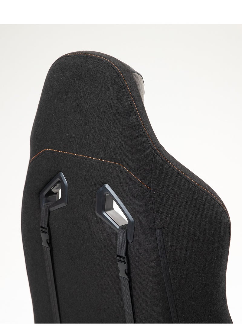 Professional Gaming Chair with Molded Foam Seats and Class 4 Gas Lift and 2D Armrest, Lumbar Pillow, Headrest, Ergonomic Design, Comfortable & Durable Gaming Chair - Black