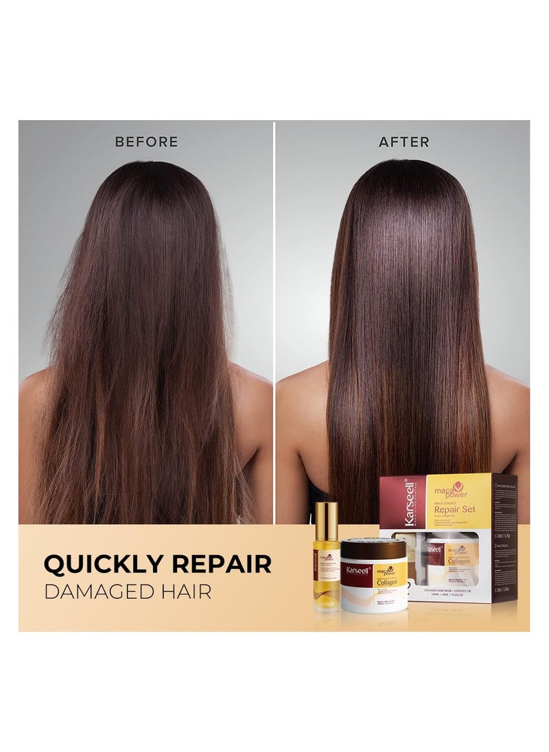 Karseell Collagen Hair Mask For Dry Damaged Hair All Hair Types 500ml