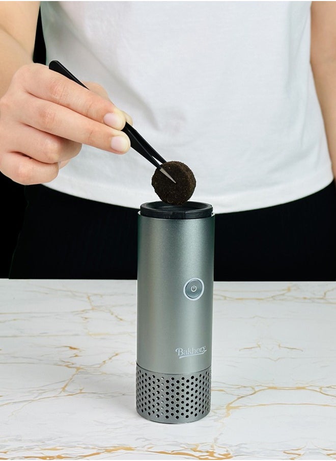 Bakhoor Oud Incense Burner, USB Type C Electric Rechargeable Portable Incense Comb for Car & Home, Fragrance