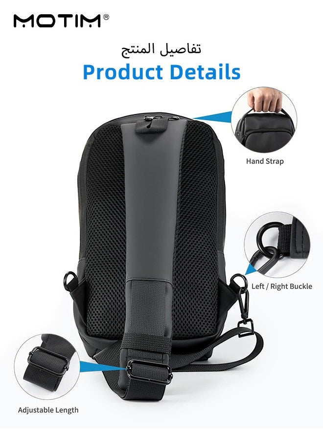 Carrying Case for Steam Deck & Accessories, Portable Steam Deck Travel Storage Bag, Crossbody Bag with Pockets, Waterproof and Shockproof for Protector Case, Large Capacity