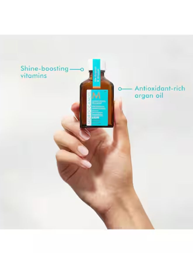 Treatment Light Oil, 25ml – Lightweight Argan Oil Hair Serum for Fine or Light-Colored Hair