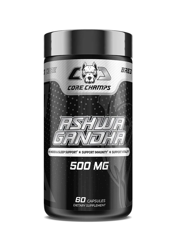 Core Champs Ashwagandha 500MG 60 Capsules