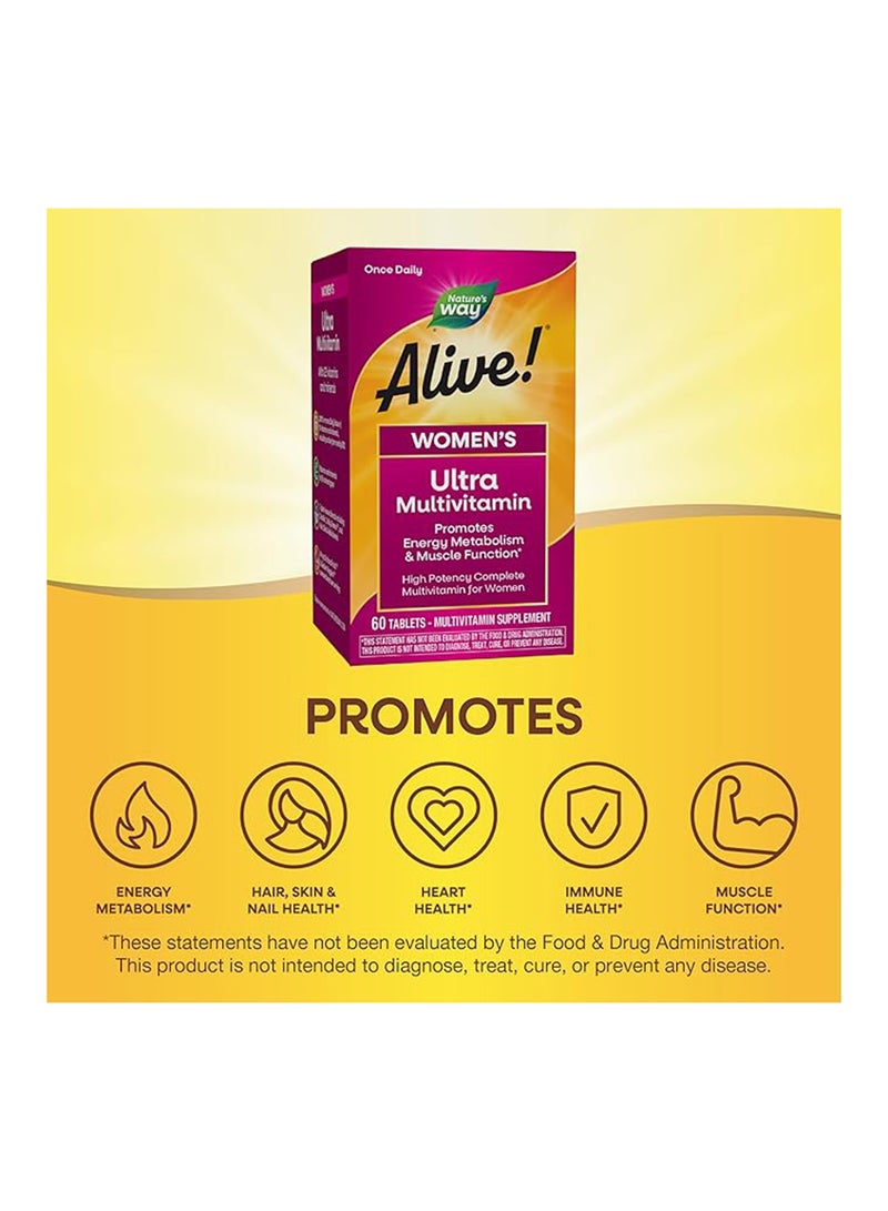 Once Daily Womens Ultra Multivitamin  60 Tablets