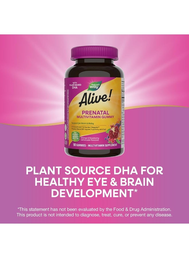 Alive! Prenatal Multivitamin 90 Gummies Packaging May Vary