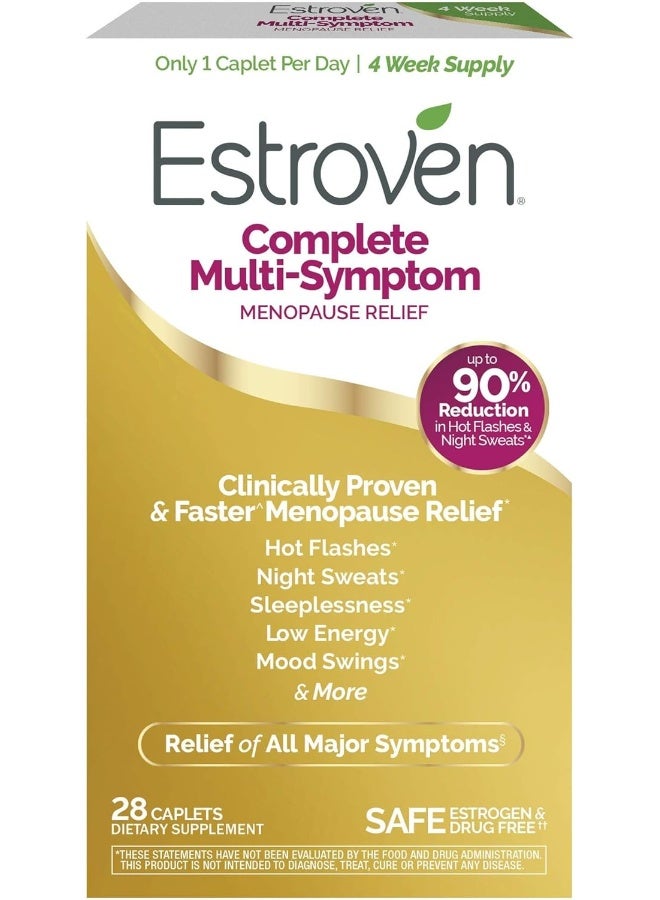 Complete Multisymptom Menopause Relief 28 Caplets Packaging May Vary