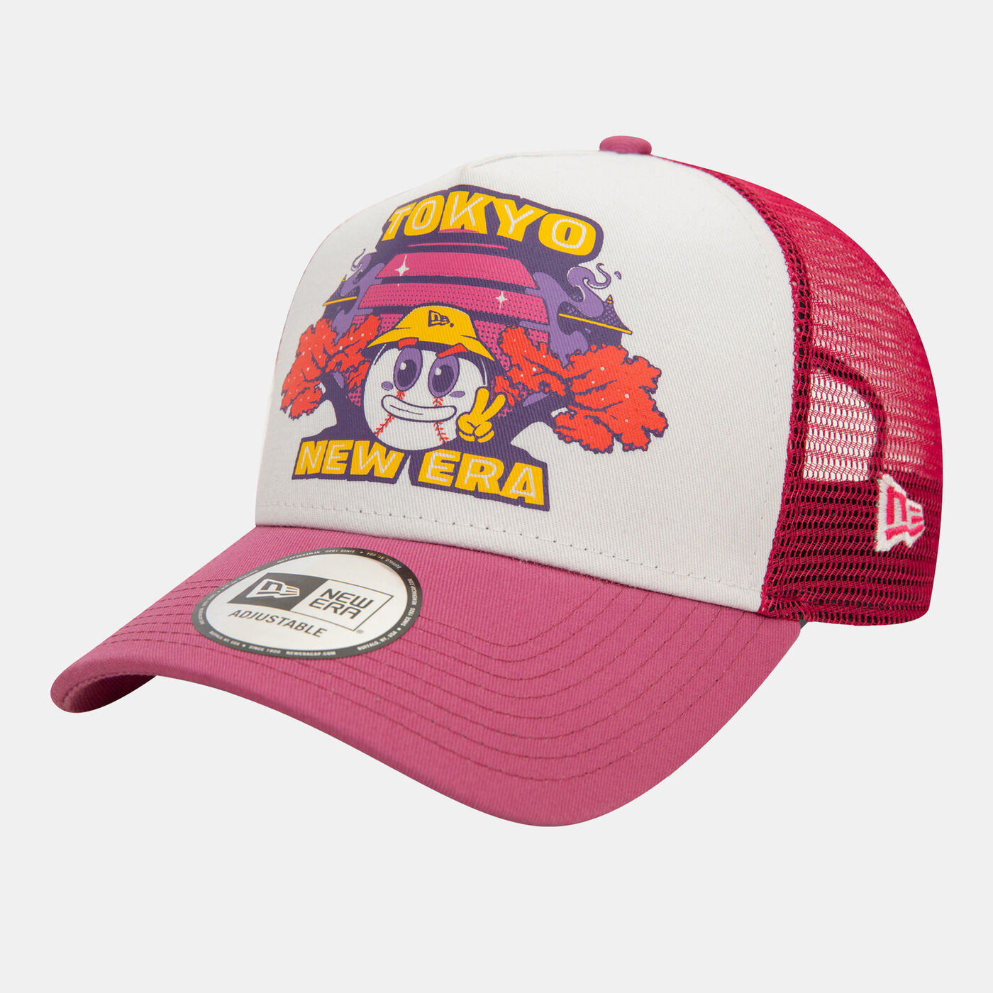Men's Tokyo Graphic Print Trucker Cap