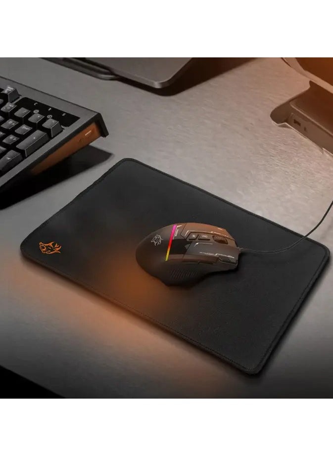 4 in 1 Gaming Kit with Keyboard / Head phone / Mouse and Mouse Pad / Windows and Linux Compatibility / 13 RGB Light Mode / Gaming Combo Set- Black