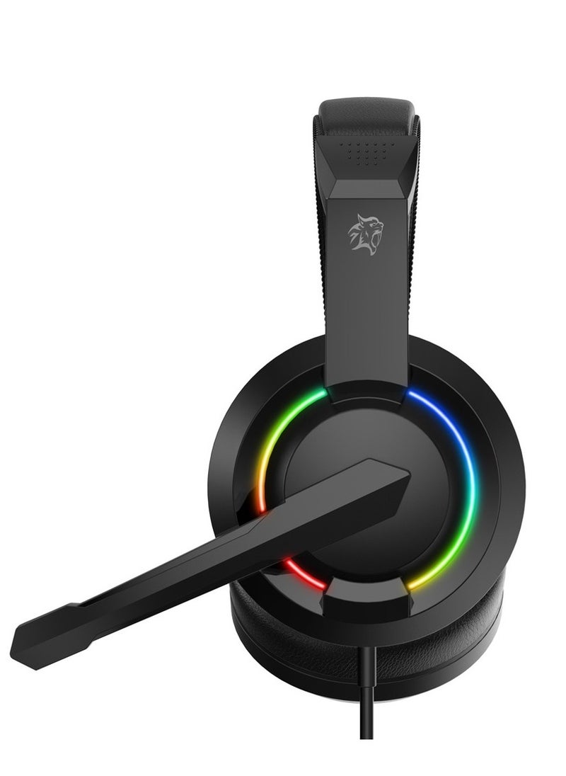 4 in 1 Gaming Kit with Keyboard / Head phone / Mouse and Mouse Pad / Windows and Linux Compatibility / 13 RGB Light Mode / Gaming Combo Set- Black