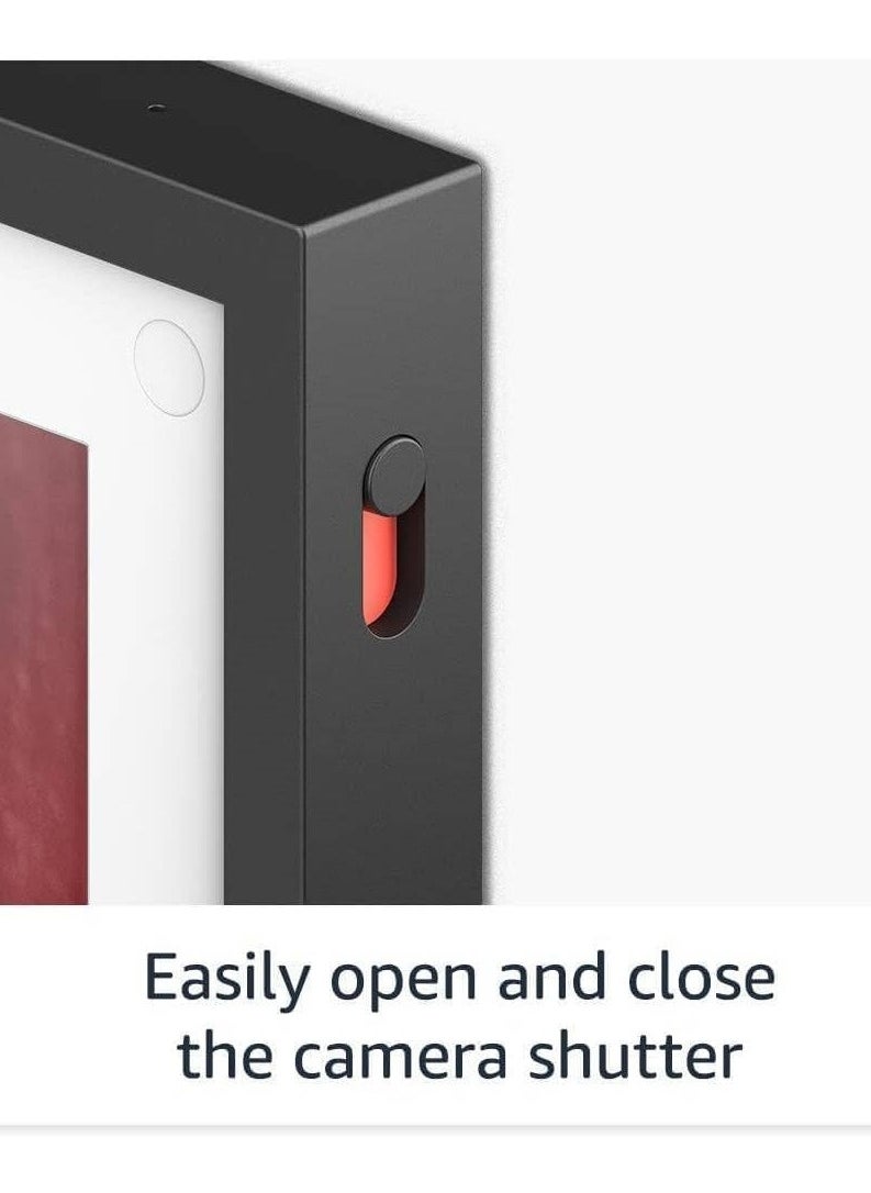 Echo Show 15 with Alexa 15.6-inch HD Touch Display Wireless Wi-Fi and Bluetooth Connectivity Built-in Microphone Dual 1.6-inch Full-Range Speakers 5MP Camera Wall Mount Latest Version - Black