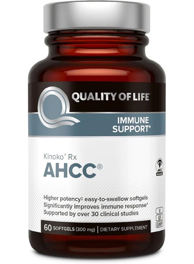 Kinoko Rx AHCC, 300 mg, 60 Softgels