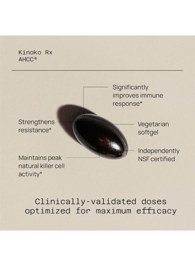 Kinoko Rx AHCC, 300 mg, 60 Softgels