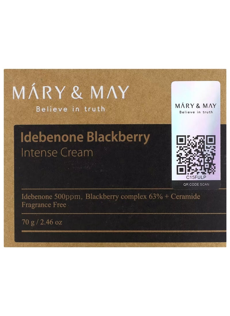 Idebenone Blackberry Intense Cream, 2.46 oz (70 g)