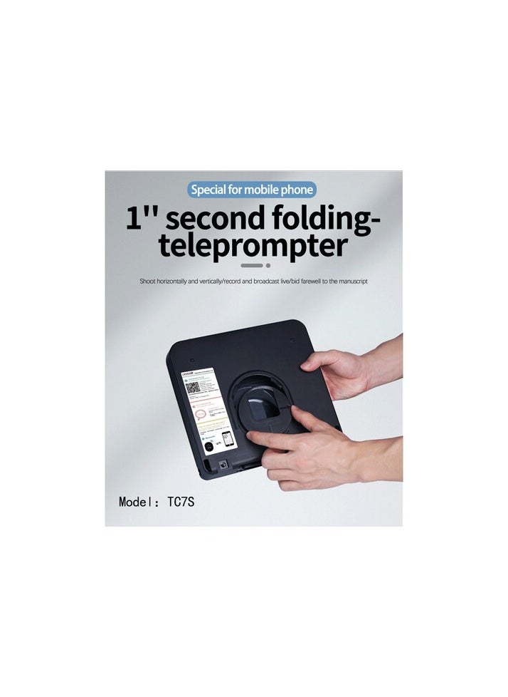 LENSGO TC7S Portable Teleprompter for Smartphones
