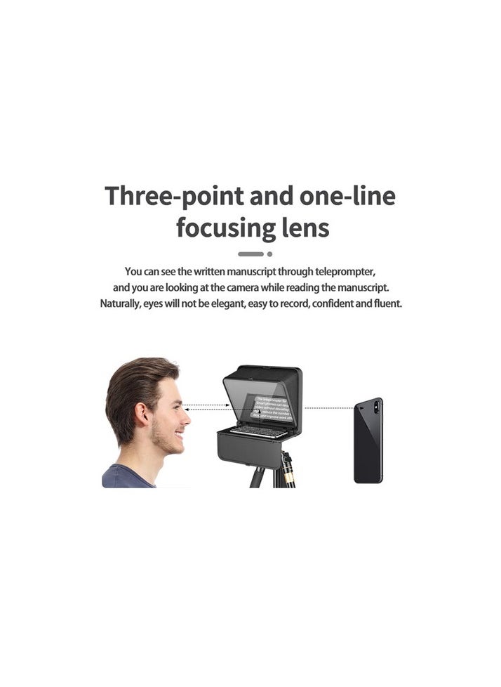 LENSGO TC7S Portable Teleprompter for Smartphones