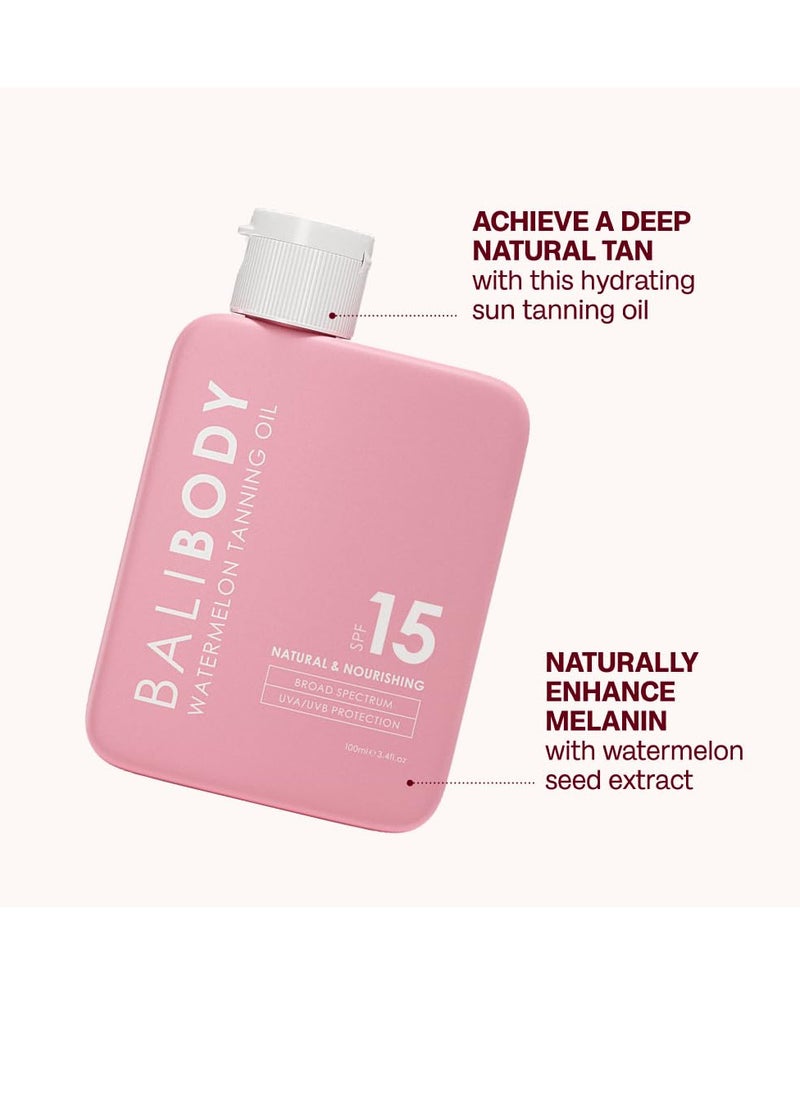 Watermelon Tanning Oil SPF15