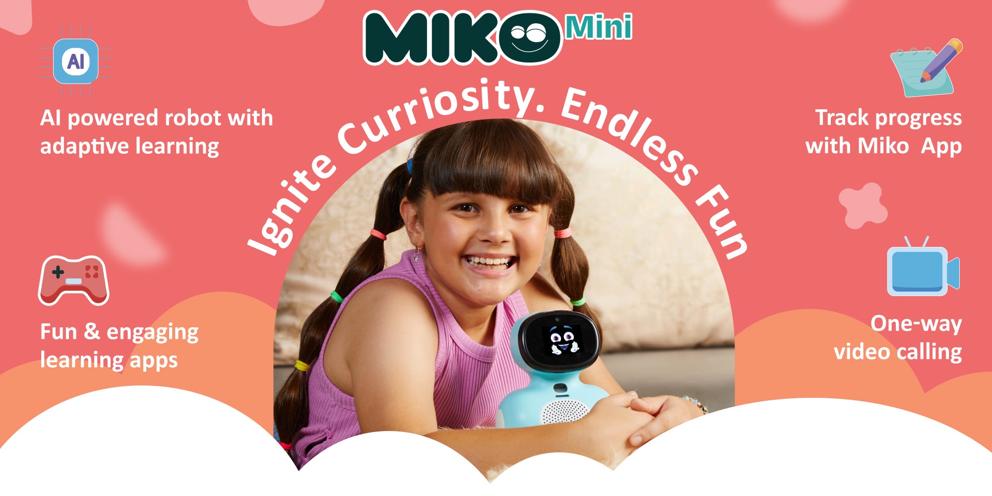 3 AI-Powered Smart Robot for Kids, STEM Learning Educational Robot, Interactive Voice Control Robot with App Control, Disney Stories, Coding Apps, Unlimited Games for Girls & Boys Ages 5-10 Blue