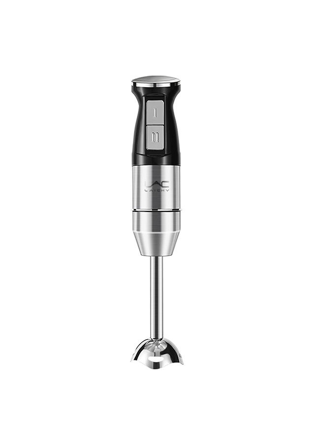 Hand Blender, 4 in 1 Blender, Hand Blender Electric 800W 2-Speed and Turbo Mode, Immersion Blender with 500ml Food Chopper, 600ml Container, Milk Frother, Egg Whisk, for Smoothie Sauces Food Soups