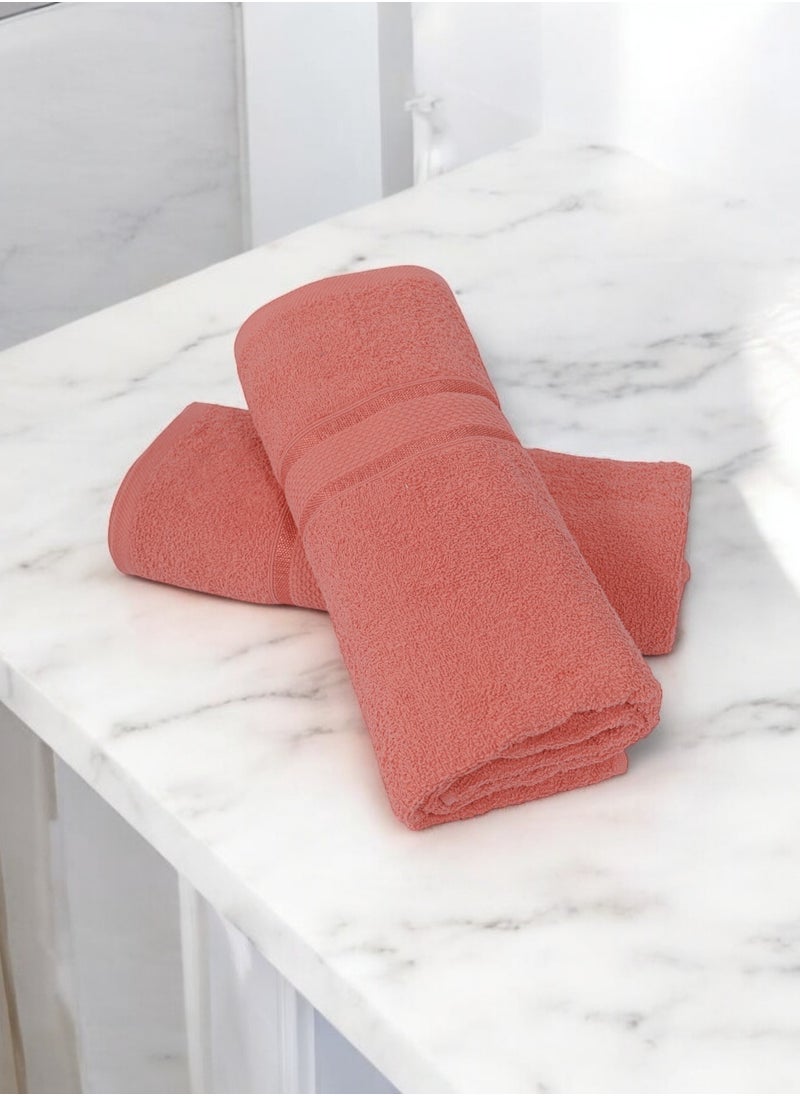 Pack of 4 Bath Towel Ultra Soft 70Cm X 140Cm, 100% Cotton, 430 GSM Terry