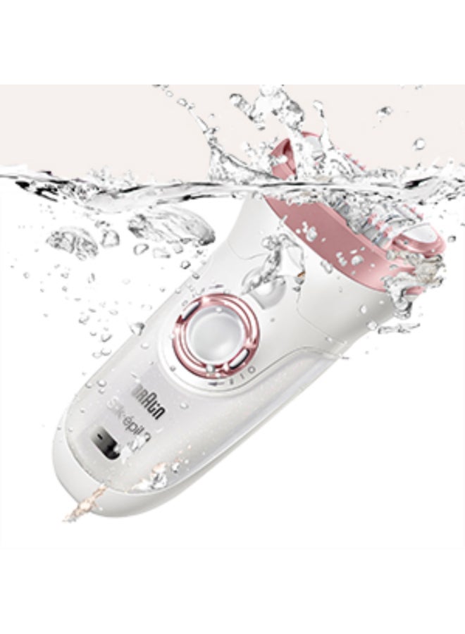 Epilator Silk-Épil 9 Skinspa, 9720 White/Pink