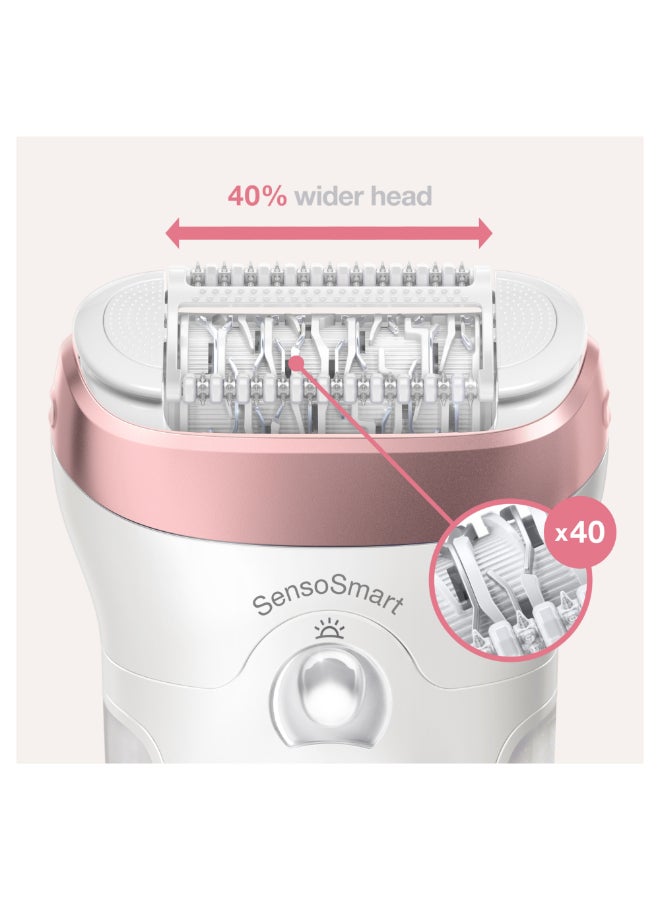Epilator Silk-Épil 9 Skinspa, 9720 White/Pink