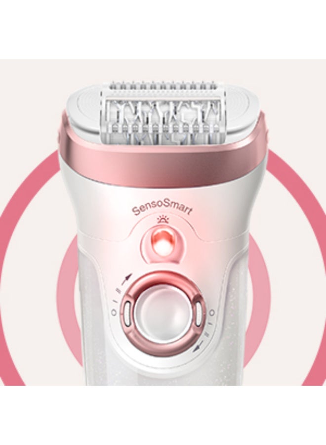 Epilator Silk-Épil 9 Skinspa, 9720 White/Pink