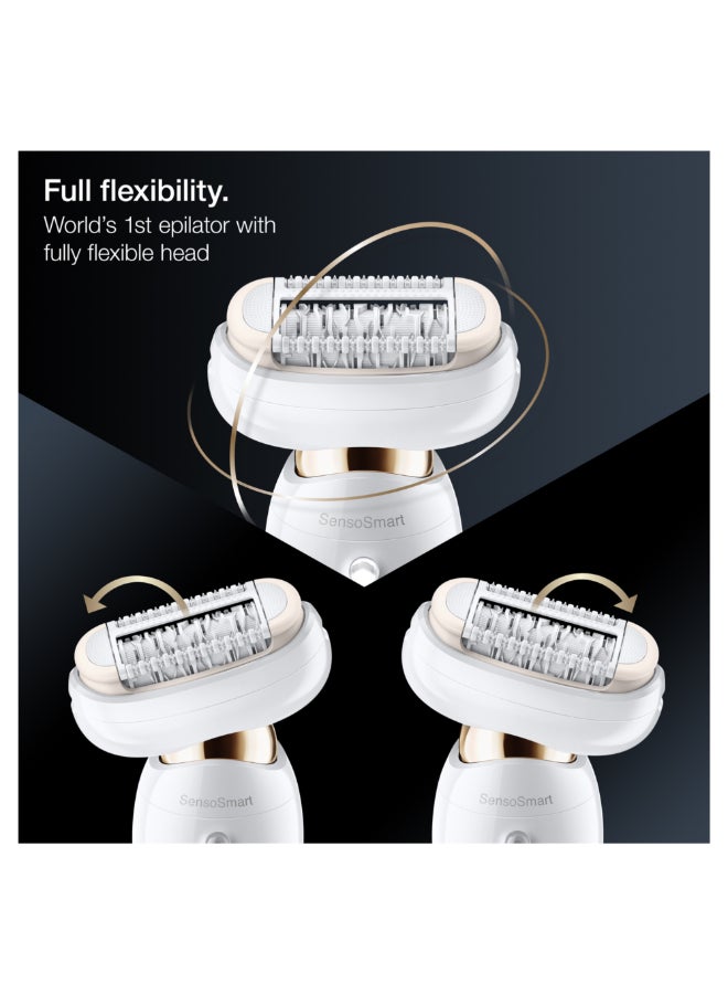 Silk-Epil 9 Flex Beauty Set, Ses 9010 3D, White White