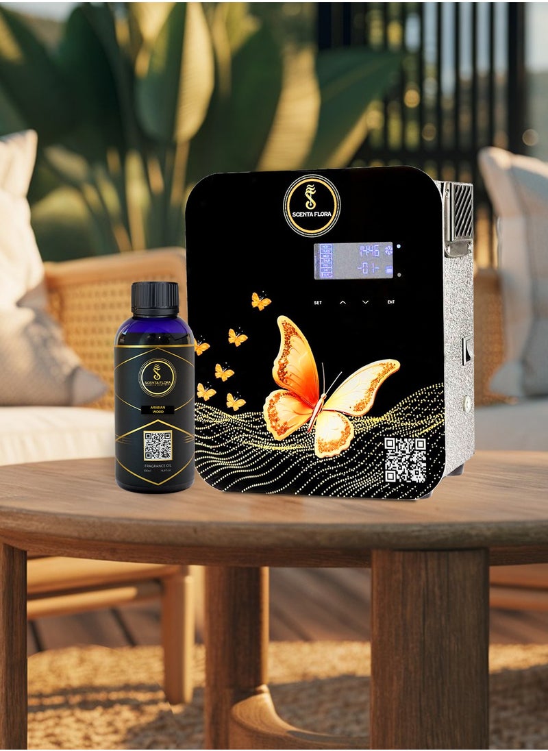 Arabian Wood Aroma Oil for Scent Diffusers 500 ml | IFRA Certified | A Blend of lavender, Jasmine and Amber | Ideal for Aromatherapy and Relaxation | Soothing and Relaxing Fragrance